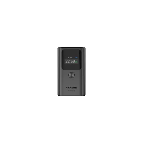 canyon power bank onpower 130 tft 10000 mah pd30w dark grey - slika 1