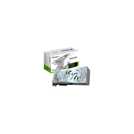 GIGABYTE Video Card NVIDIA GeForce RTX 5080 AORUS MASTER ICE 16G (16GB GDDR7/256bit, PCIe 5.0, 3xDP, - Umag