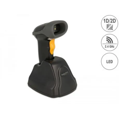 delock 2,4 ghz barcode scanner 1d, 2d - slika 1