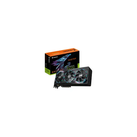 GIGABYTE Video Card NVIDIA AORUS GeForce RTX 5070 MASTER 12G (12GB GDDR7/192bit, PCI-E 5.0, Recommen - Umag