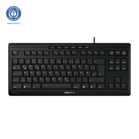cherry stream tkl tiha tipkovnica, crna - slika 1