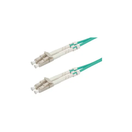 standard optički kabel 50/125µm lc/lc duplex, om3, 5.0m, tirkizni - slika 1