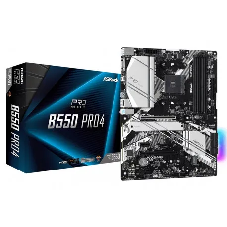 Asrock AMD AM4 B550 PRO4 - Umag