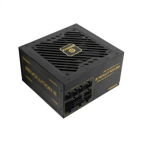 enermax 750w revolution iii, atx 3.1, 80+ gold, modularno, 3×pcie, 9×sata, 24-pina, 120mm ventilator - slika 1