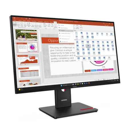 Lenovo T27-40 FHD IPS, HDMI, DP, VGA, USB-C, pivot - Umag
