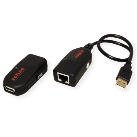 Roline USB2.0 Extender over RJ-45 (do 50m), crni - Umag