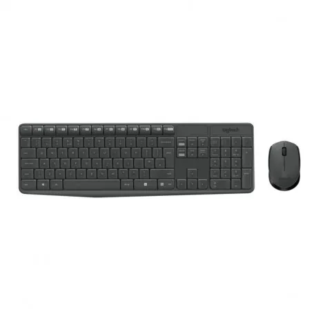 Logitech MK235 bežična tipkovnica+miš, USB, crna (920-008031) - Umag