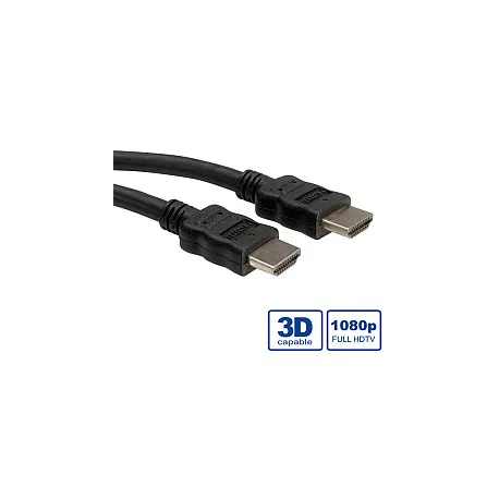 Roline HDMI kabel sa mrežom, HDMI M - HDMI M, 5.0m - Umag