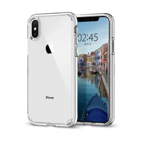 Spigen Ultra Hybrid, zaštitna maska za telefon, kristalno prozirna - iPhone XS/X - Umag