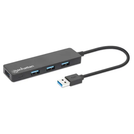 Manhattan Hub 4-Port USB 3.2 Type-A, crni - Umag