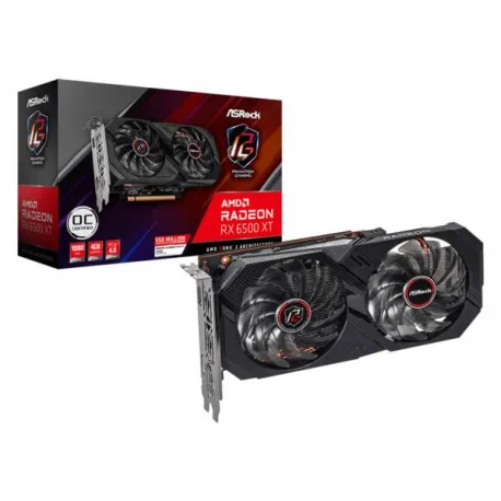 Asrock Radeon RX 6500 XT Phantom Gaming D OC, 4GB GDDR6 - Umag