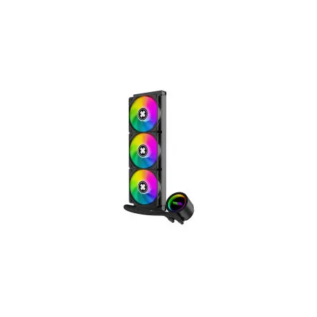 xilence lq360g.argb gaming series vodeno hlađenje za procesore intel/amd multi socket, 3×120mm pwm argb ventilator, crno - slika 1