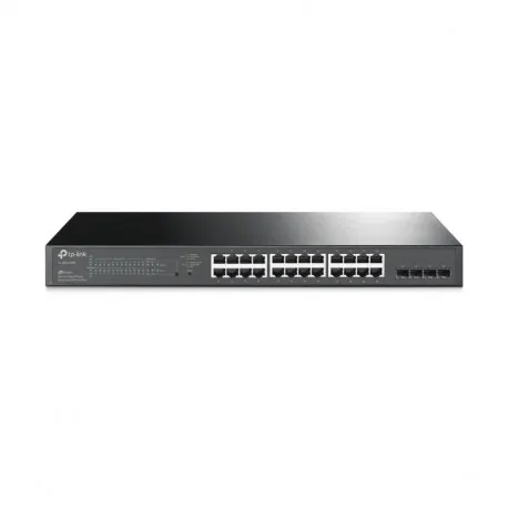 tp-link omada jetstream 24-port gigabit l2 poe+ smart preklopnik (switch), 24×10/100/1000m rj45 port, 4×gbit sfp, 802.3at/af, - slika 1