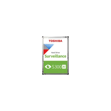 HDD Video Surveillance TOSHIBA S300 AI 8TB CMR, 3.5'', 512MB, 7200RPM, SATA, 64 cameras, 24/7, TBW: - Umag