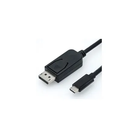roline usb-c - displayport kabel, m/m, 2.0m, crni - slika 1