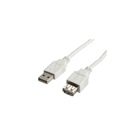 Roline VALUE USB2.0 kabel TIP A-A M/F, 1.8m, bijeli (produžni) - Umag