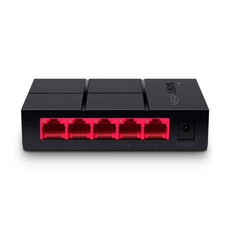 Mercusys 5-port Gigabit mini Desktop preklopnik (Switch), 5×10/100/1000M RJ45 ports, plastično kućište - Umag
