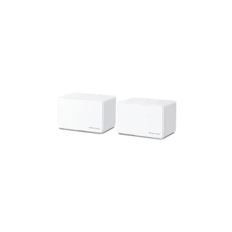 Mercusys Halo H80X(2-Pack) AX3000 Whole Home Mesh WiFi 6, Dual-Band 574Mbps/2402Mbps (2.4GHz/5GHz), 802.11ax/n/b/g 2.4 GHz - - Umag