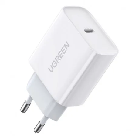 UGREEN zidni punjač 20W, USB-C, PD3.0/QC4.0+, bijeli - Umag