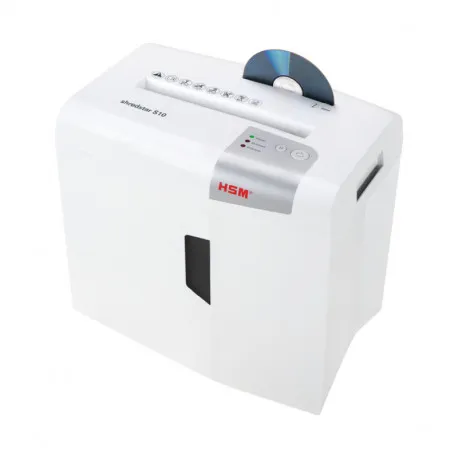 hsm shredstar s10 uništavač dokumenata + cd medija, trakasti rez, 6mm, razina sigurnosti e-2/o-1/p-2/t-1, kapacitet 18l - slika 1