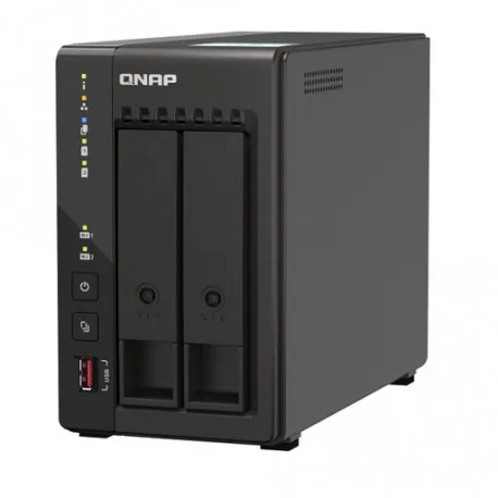 2-bay desktop nas, intel celeron j6412 4c 2.0ghz, burst 2.6ghz, onboard 8gb ram, 2 x hdmi 1.4b, 2x m.2 2280 pcie slots, 2x 2. - slika 1
