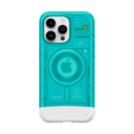 spigen classic c1 magsafe, bondi blue - iphone 15 pro (acs06743) - slika 1