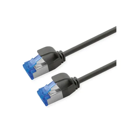 roline s/ftp (pimf) data center mrežni kabel, cat.6a (class ea), slim, lsoh, tangle free, 5.0m, crni - slika 1