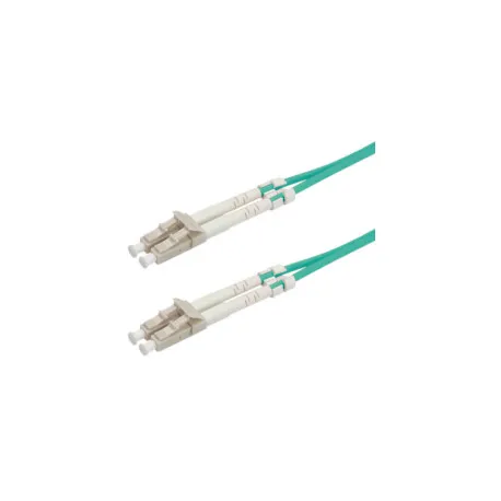roline value optički kabel 50/125µm lc/lc, duplex, om3, 10m, tirkizni - slika 1