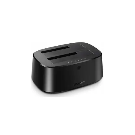 UGREEN Docking stanica 2×2.5"/3.5" SATA HDD, funkcija kloniranja, USB 3.0 - Umag