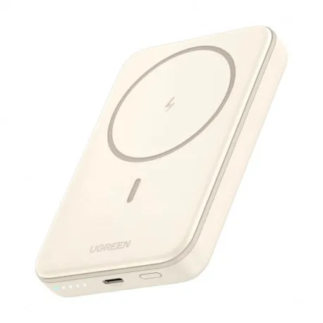 UGREEN prijenosni punjač 10000mAh, bežično punjenje do 15W, USB-C, Power Delivery do 20W, bijeli - Umag