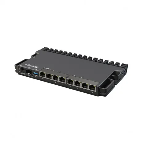 Mikrotik RouterBOARD RB5009UG+S+IN, ARMv8 CPU, 1GB DDR4 RAM, 1GB NAND, 1×2.5Gbit LAN, 7×1Gbit LAN, 1xSFP+ port, RouterOS L5, - Umag