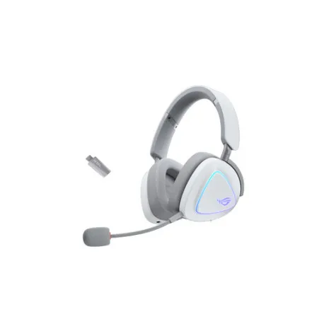 slušalke asus rog delta ii, wireless, bluetooth, bele - slika 1