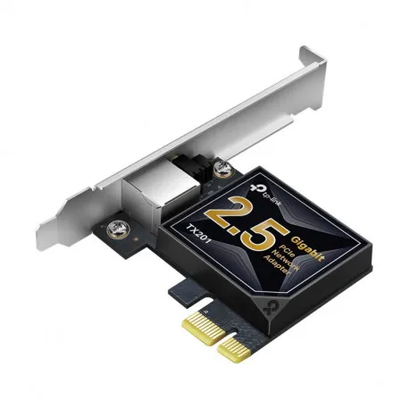 tp-link tx201 gigabit pcie mrežna kartica, 2.5 gbps, 1xrj45 port, pci express 2.1 x1 - slika 1
