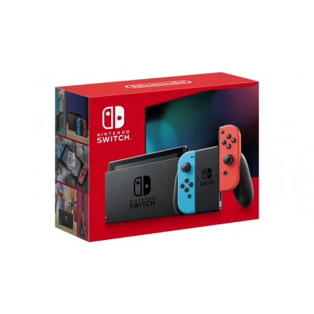 Nintendo Switch V2 Console Neon Red / Blue - Umag