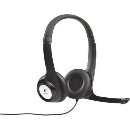 logitech h390 slušalice s mikrofonom, usb, crna - slika 1