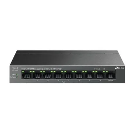 TP-Link 9-Port 10 100Mbps Desktop Switch with 8-Port PoE - Umag