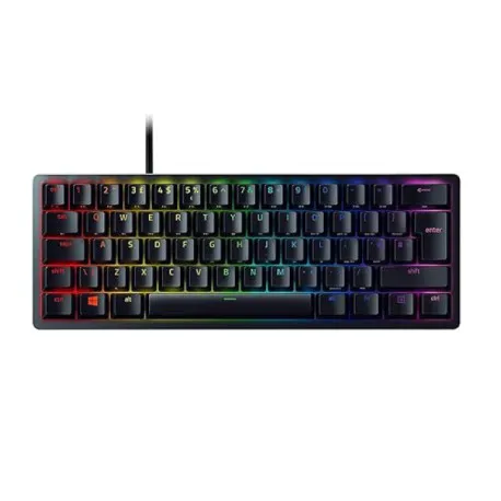 Razer Huntsman Mini - 60% Optical Gaming Keyboard (Clicky Purple Switch) - UK La - Umag