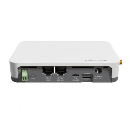 mikrotik knot lr8 kit - iot gateway, 650mhz cpu, 64mb ram, 2×10/100mbps (poe-in/poe-out) 2.4ghz 802.11b/g/n dual chain, r11e- - slika 1