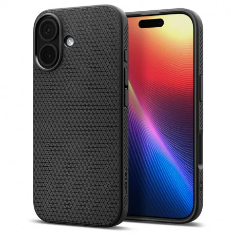 spigen liquid air, matte black - iphone 17 - slika 1