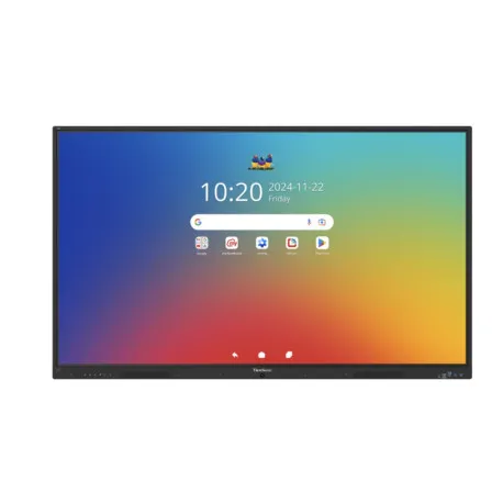 VIEWSONIC 65" 64 Multi touch, 9H, 450nits, 8GB RAM/128GB, Android 16, Black - Umag