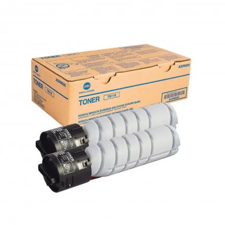 toner konica minolta tn-118bk twin pack black a3vw050 (a3vw0d0) - slika 1