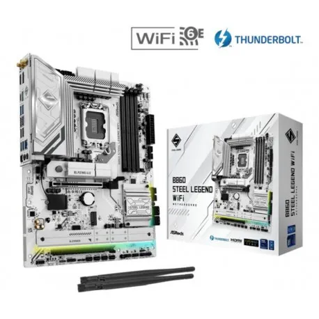 asrock intel lga1851 b860 steel legend wifi - slika 1