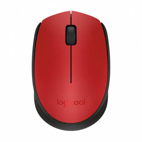 logi m171 wireless mouse red - slika 1