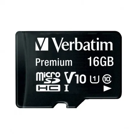 Verbatim memorijska kartica Premium Micro SDHC 16GB Class 10 + adapter - Umag