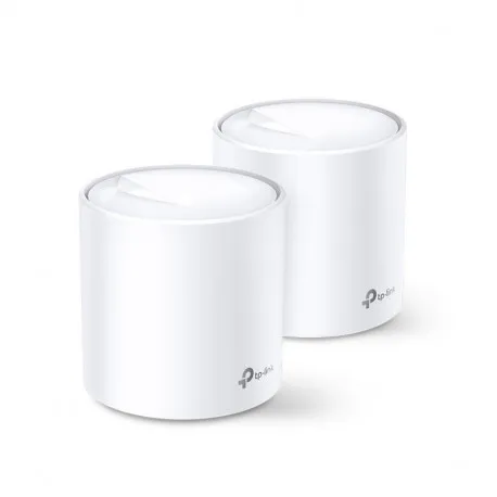 TP-Link AX5400 Deco X60 (2-pack), Dual-Band Mesh Wi-Fi 6, 574Mbps/2402Mbps (2.4GHz/5GHz), 802.11ax/ac/n/a/b/g, 2×G-LAN, Deco - Umag