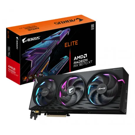 GIGABYTE AORUS Radeon RX 9070 XT ELITE 16G AMD 16 GB GDDR6 - Umag