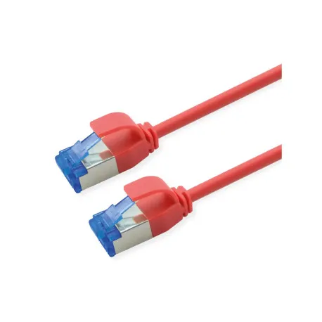 roline s/ftp (pimf) data center mrežni kabel, cat.6a (class ea), slim, lsoh, tangle free, 10m, crveni - slika 1