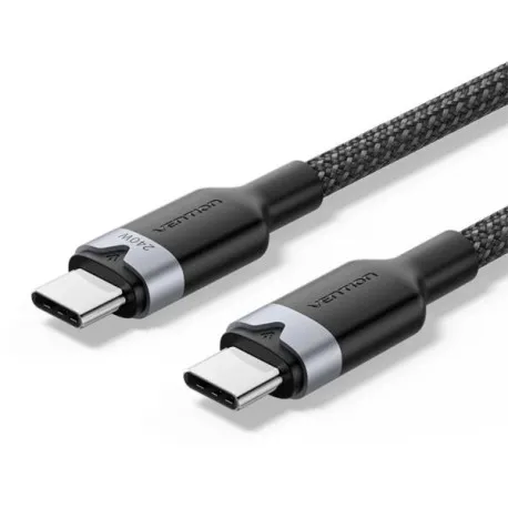 Vention USB 2.0 Type-C Male to Type-C Male 5A Cable Aluminum Alloy Type, 1m - Umag