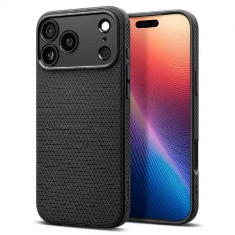 spigen liquid air, matte black - iphone 17 pro - slika 1