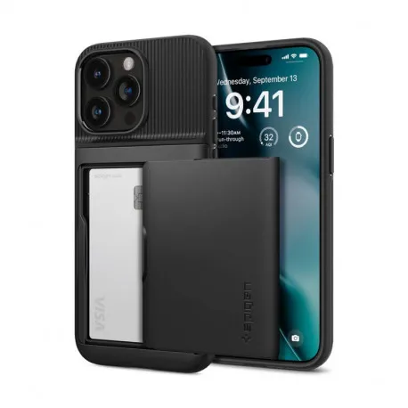Spigen Slim Armor CS, black - iPhone 15 Pro (ACS06728) - Umag